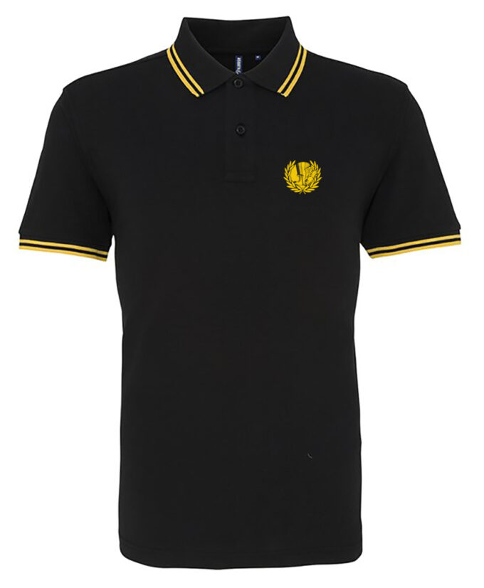 Polo Shirt Black and Yellow - SUBCULTZ