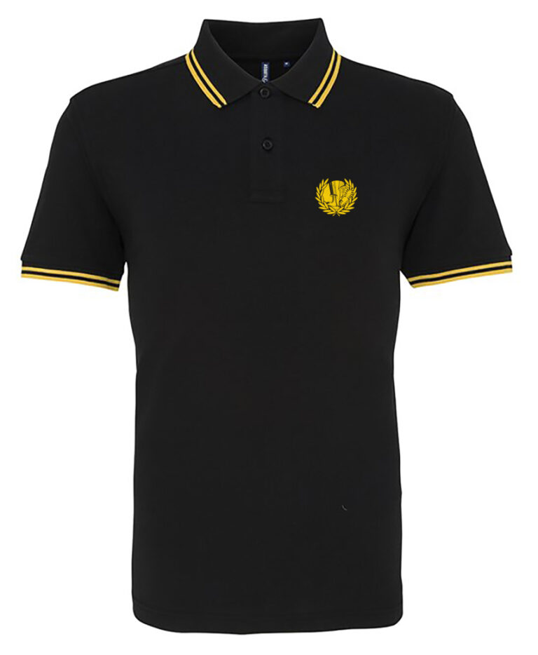 Polo Shirt Black and Yellow - SUBCULTZ